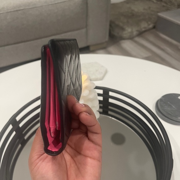 CHANEL QUILT LNG WALLET W PINK INTERIOR - Picture 8 of 12